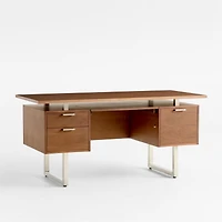 Clybourn Walnut Executive Desk