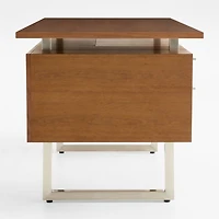 Clybourn Walnut Executive Desk