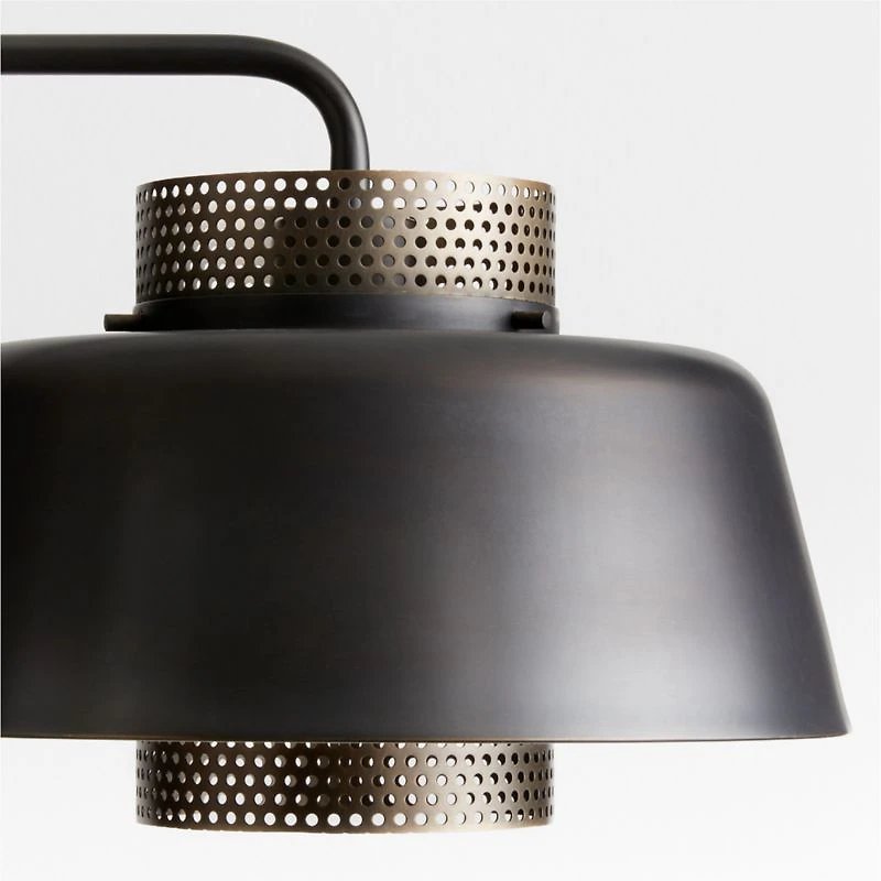 Colin Perforated Metal 2-Light Pendant