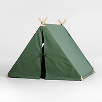Green Collapsible Kids Canvas Play Tent