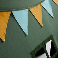 Green Collapsible Kids Canvas Play Tent