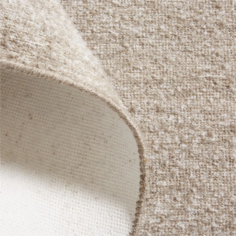 Colmar Performance Handwoven Marled Brown Area Rug 9'x12'