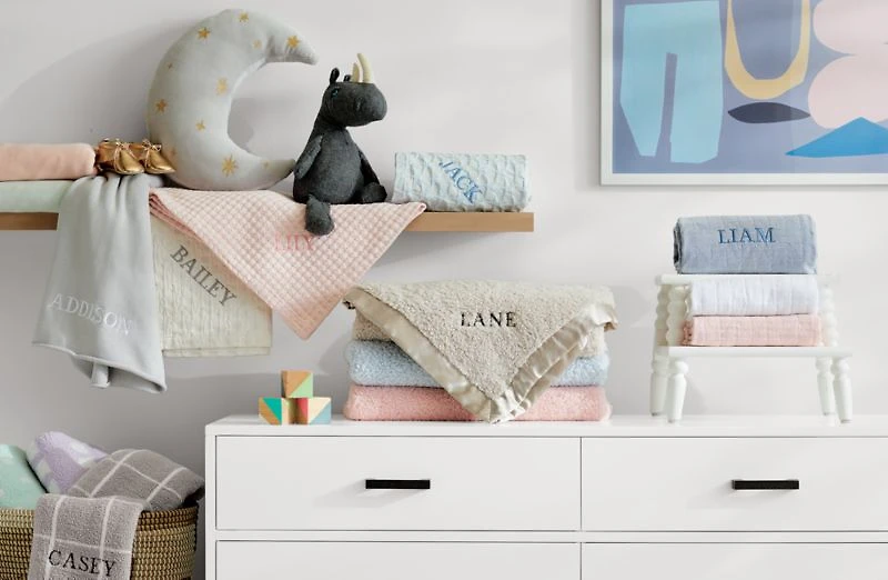 Comfy Critter Grey Elephant Baby Stroller Blanket