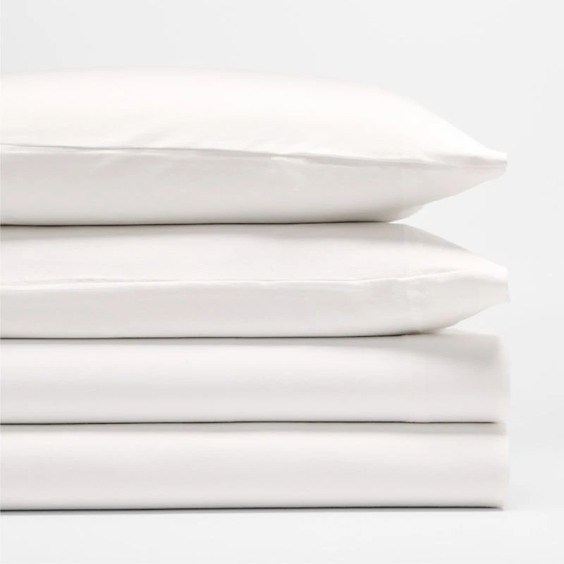 Comfy Tee Pampas Ivory Organic Cotton Jersey Kids Full Sheet Set