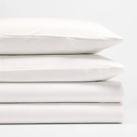 Comfy Tee Pampas Ivory Organic Cotton Jersey Kids Full Sheet Set