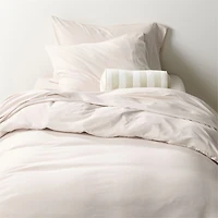 Comfy Tee Organic Cotton Jersey Beige Standard Bed Pillow Sham