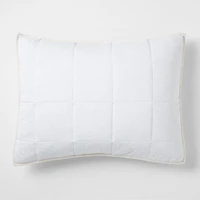 Comfy Tee Light Grey & Beige Organic Cotton Jersey Kids Pillow Sham
