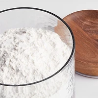 Cooper 5 Lb Extra-Large Glass Canister with Wood Lid