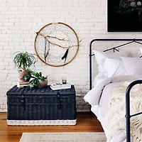 Cora Queen Black Iron Bed