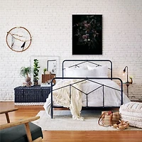 Cora Queen Black Iron Bed