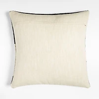 Corby 23" Geometric Ink Black Kilim Pillow Cover