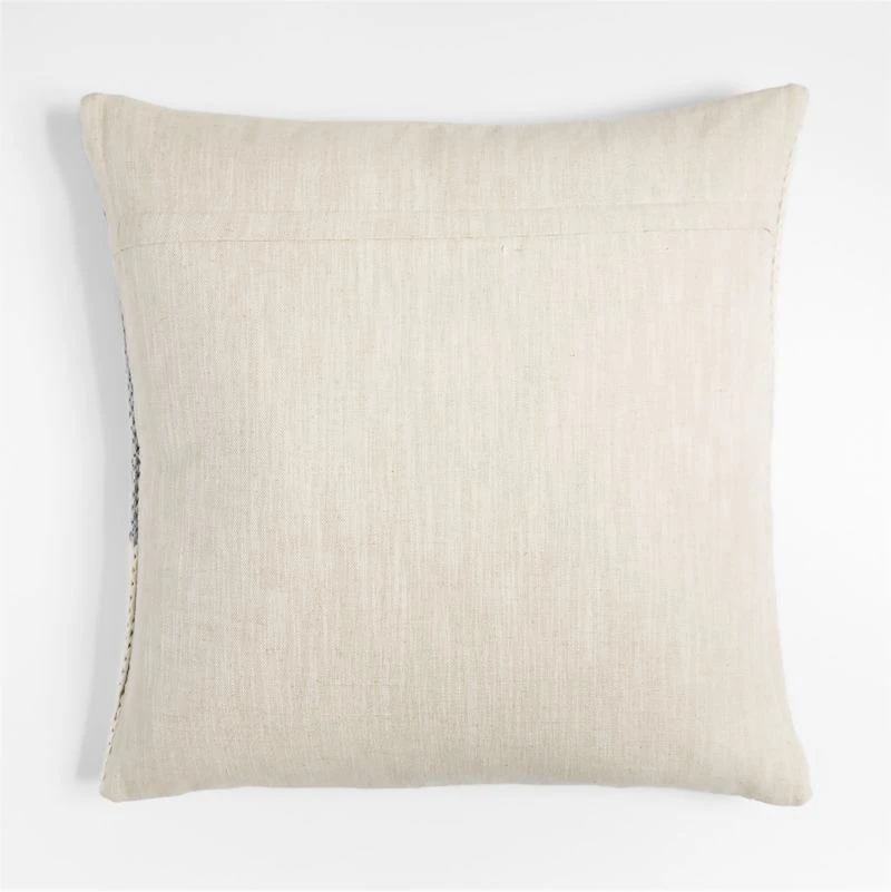 Corby 23" Geometric Mist Blue Kilim Pillow Cover