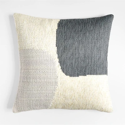 Corby 23" Geometric Mist Blue Kilim Pillow Cover