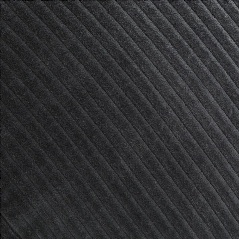 Charcoal Grey Small Corduroy Kids Lounge Bean Bag Cover