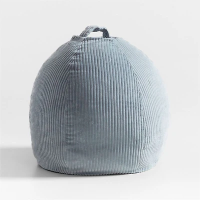 Bay Blue Small 30" Corduroy Kids Lounge Bean Bag Chair Cover