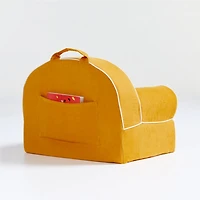 Yellow Corduroy Small Kids Lounge Nod Chair