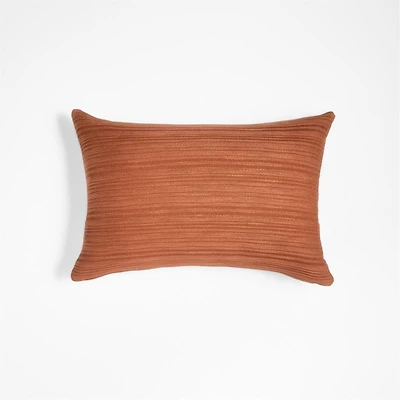 Correto 22"x15" Chutney Textured Throw Pillow Cover