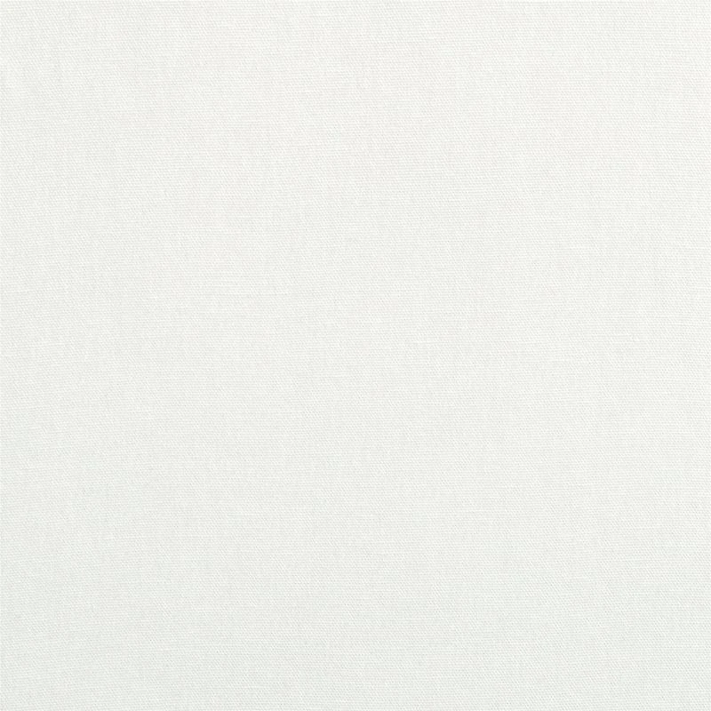 Organic Cotton Crisp White Window Curtain Panel 52"x84"