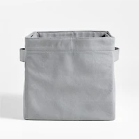 Mist Blue Cotton Storage Shelf Bin