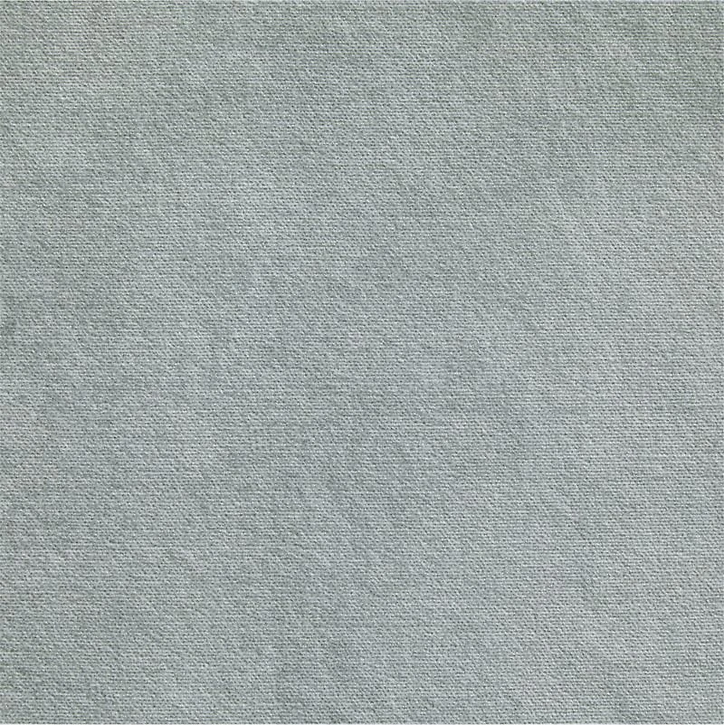 Mist Blue Cotton Velvet Window Curtain Panel with Lining 48"x96"