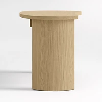 Courbe Curved Wood Desk with Drawer
