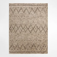 Courchevel Wool Hand-Knotted Grey Area Rug 10'x14'