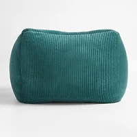 Teal Velvet Corduroy Kids Plush Lounge Chair