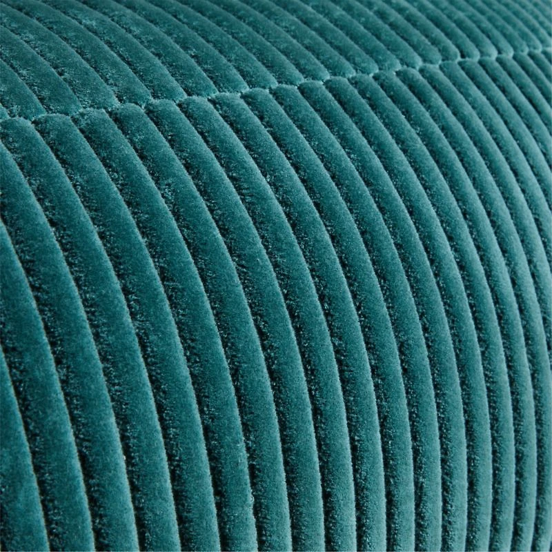 Teal Velvet Corduroy Kids Plush Lounge Chair