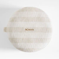 Cove Stone Tan Striped Kids Floor Cushion