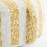 Cove Savannah Yellow Striped Kids Floor Cushion