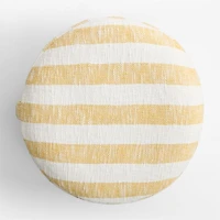 Cove Savannah Yellow Striped Kids Floor Cushion