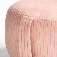 Pink Velvet Corduroy Kids Floor Cushion