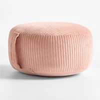 Pink Velvet Corduroy Kids Floor Cushion