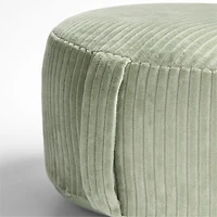 Verte Green Velvet Corduroy Kids Floor Cushion