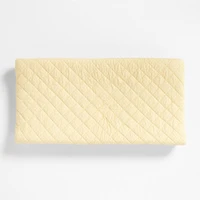 Cozy Cloud Modern Star Savannah Yellow Washed Organic Cotton Baby Changing Pad Cover