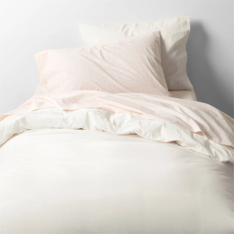 Cozy Cloud Organic Cotton Mini Floral Elegant Pink Twin XL Sheet Set