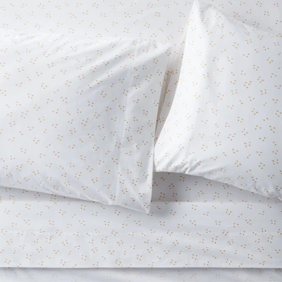 Cozy Cloud Twinkle Savannah Yellow Washed Organic Cotton Kids Full Sheet Set