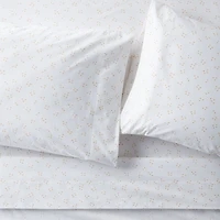 Cozy Cloud Twinkle Savannah Yellow Washed Organic Cotton Kids Full Sheet Set