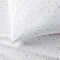 Cozy Cloud Twinkle Savannah Yellow Washed Organic Cotton Kids Full Sheet Set
