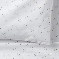 Cozy Cloud Twinkle Willow Green Washed Organic Cotton Toddler Sheet Set