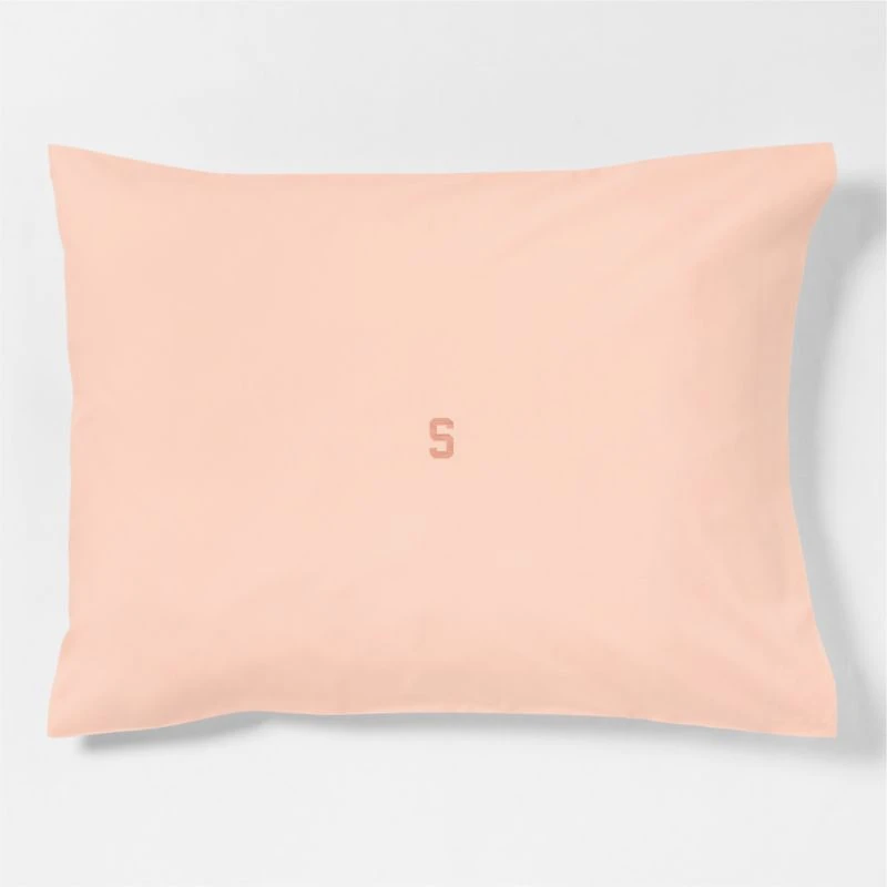 CozyCloud Washed Organic Cotton Elegant Pink Standard Bed PIllow Sham