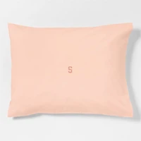 CozyCloud Washed Organic Cotton Elegant Pink Standard Bed PIllow Sham