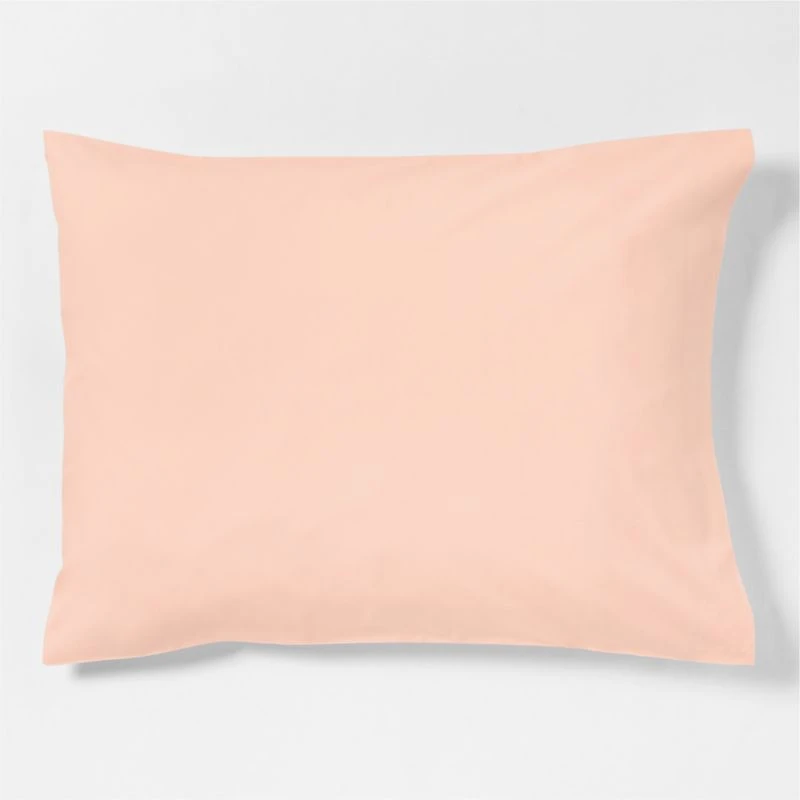 CozyCloud Washed Organic Cotton Elegant Pink Standard Bed PIllow Sham