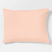 CozyCloud Washed Organic Cotton Elegant Pink Standard Bed PIllow Sham