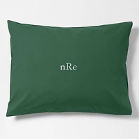 CozyCloud Washed Organic Cotton Vintage Green Standard Bed PIllow Sham