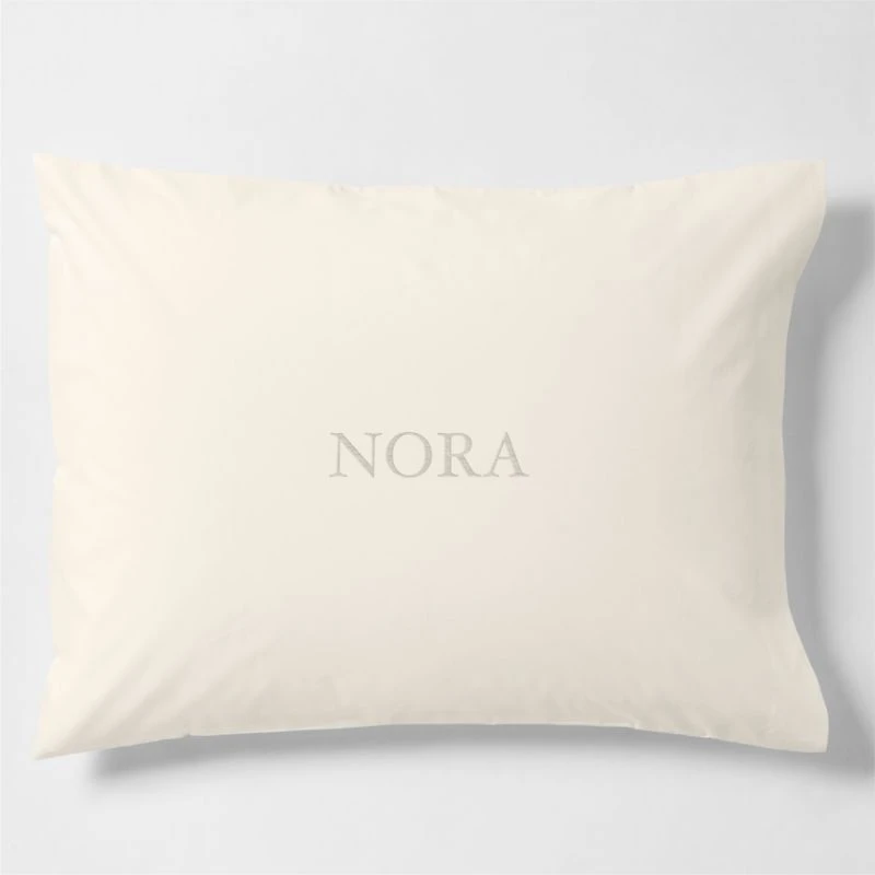 Supersoft Gauze Organic Cotton Pampas Ivory Standard Bed Pillow Sham
