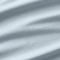 CozyCloud Washed Organic Cotton Sky Blue Standard Bed PIllow Sham