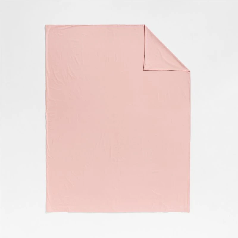 Cozy Cloud Orchid Rose Washed Organic Cotton Kids Full/Queen Duvet Cover