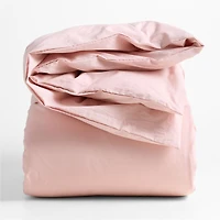 Cozy Cloud Orchid Rose Washed Organic Cotton Kids Full/Queen Duvet Cover