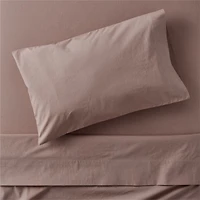 Cozy Cloud Moody Mauve Washed Organic Cotton Toddler Sheet Set
